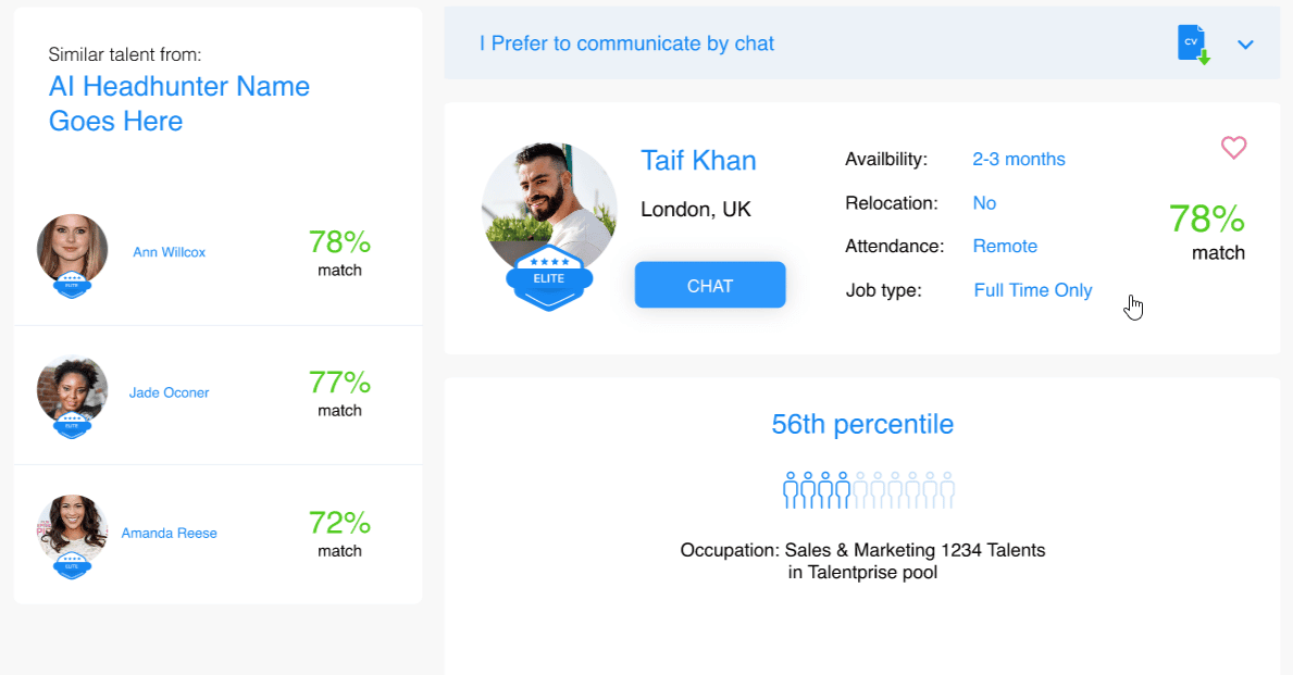 Express Employment Services. ONE Talent Pool Talentprise